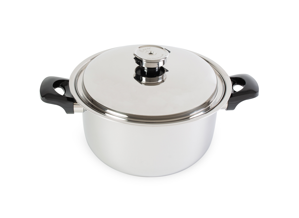 Olla Con Tapa De Acero Carbono 6 qt Grandes Ollas Cocina